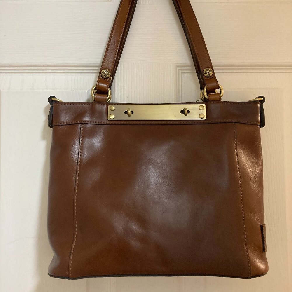 Patricia Nash Brown Leather Tote Bag - Picture 2 of 9